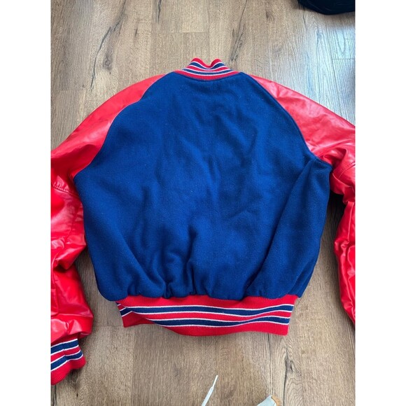 Vintage Men’s Mecca Varsity Jacket Red/Blue Size Large Wool - Picture 4 of 5